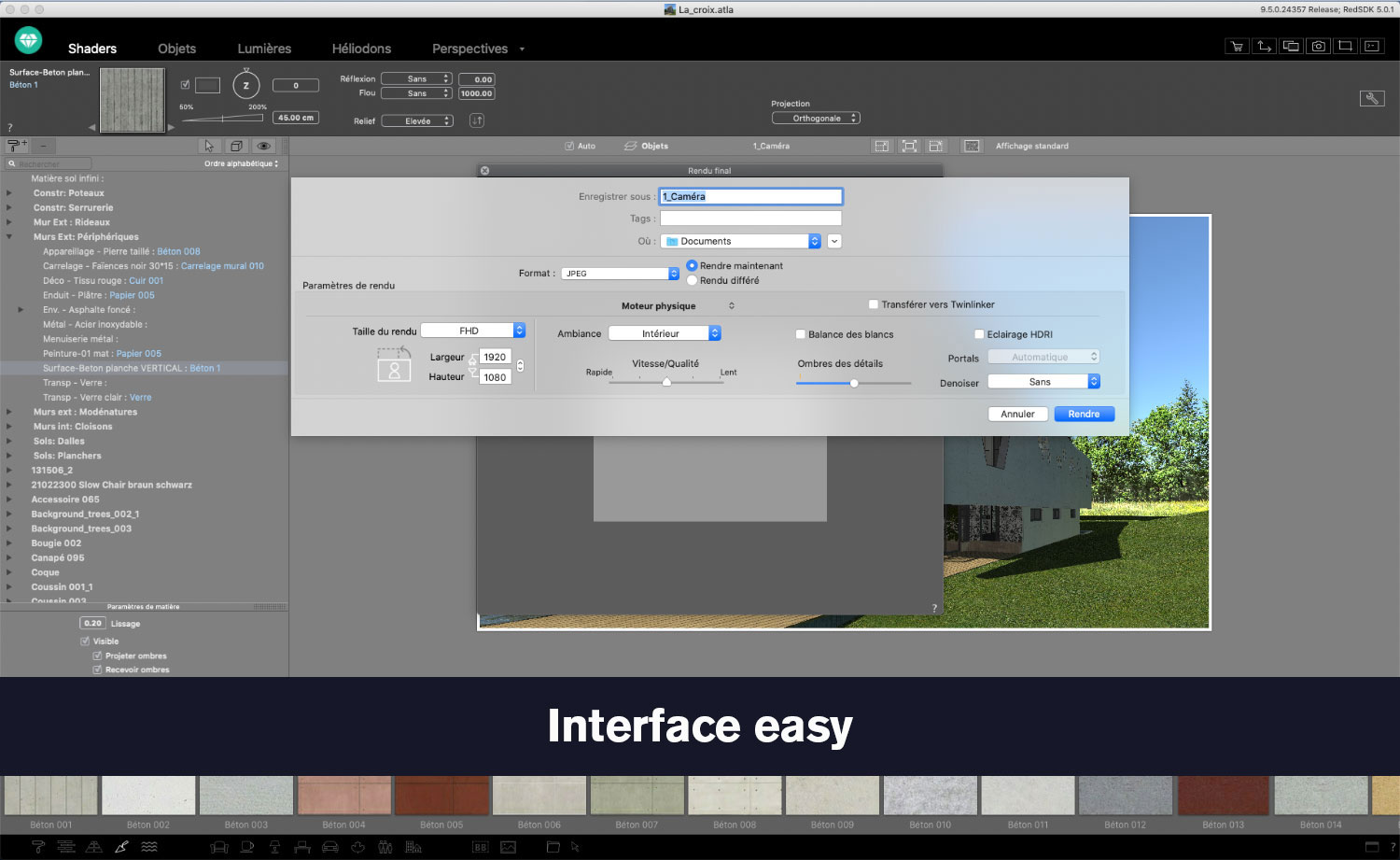 screenshot of Artlantis