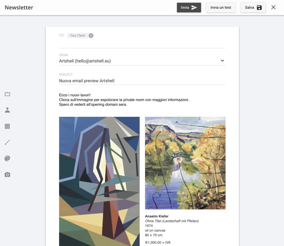 screenshot of Artshell