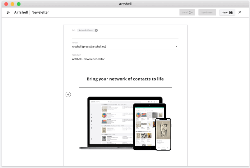 screenshot of Artshell