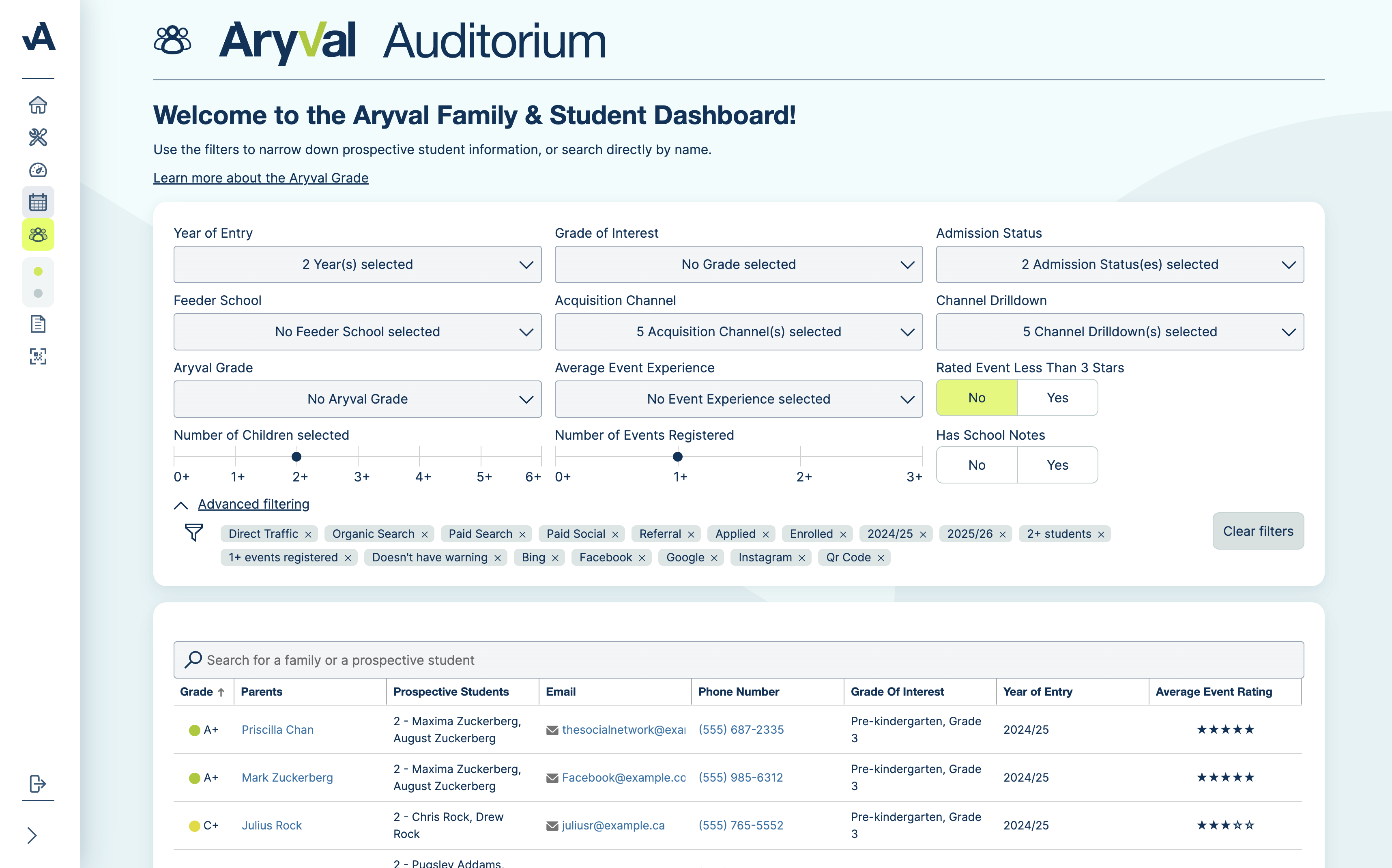 screenshot of Aryval