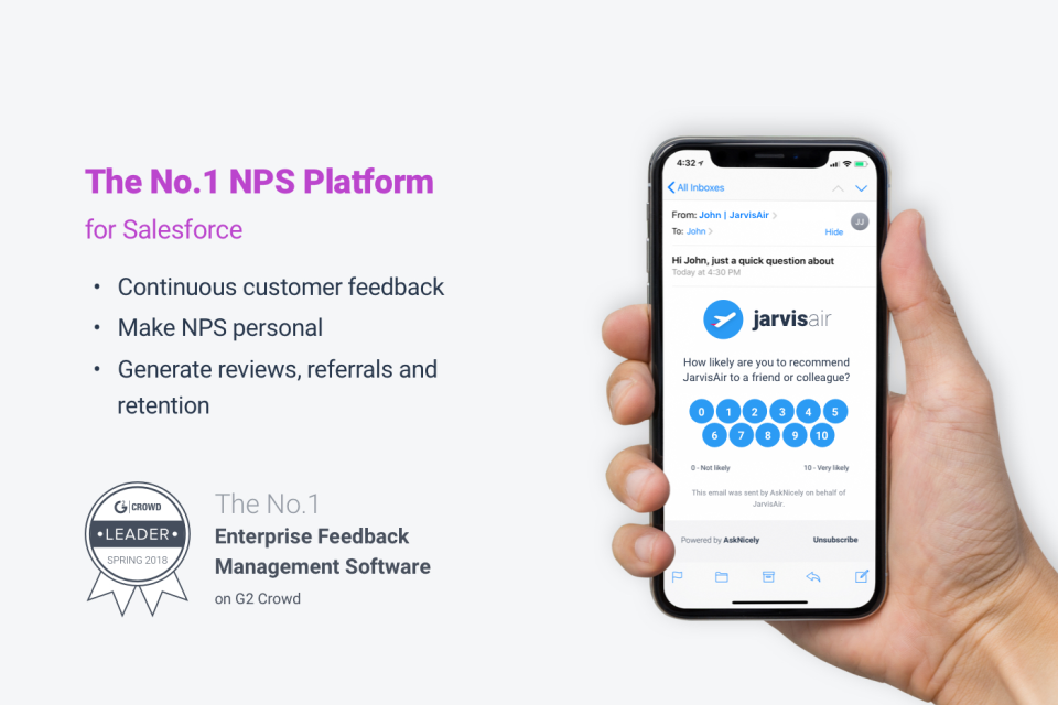 screenshot of AskNicely