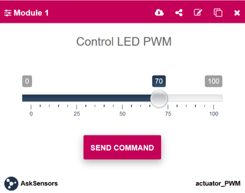 screenshot of AskSensors