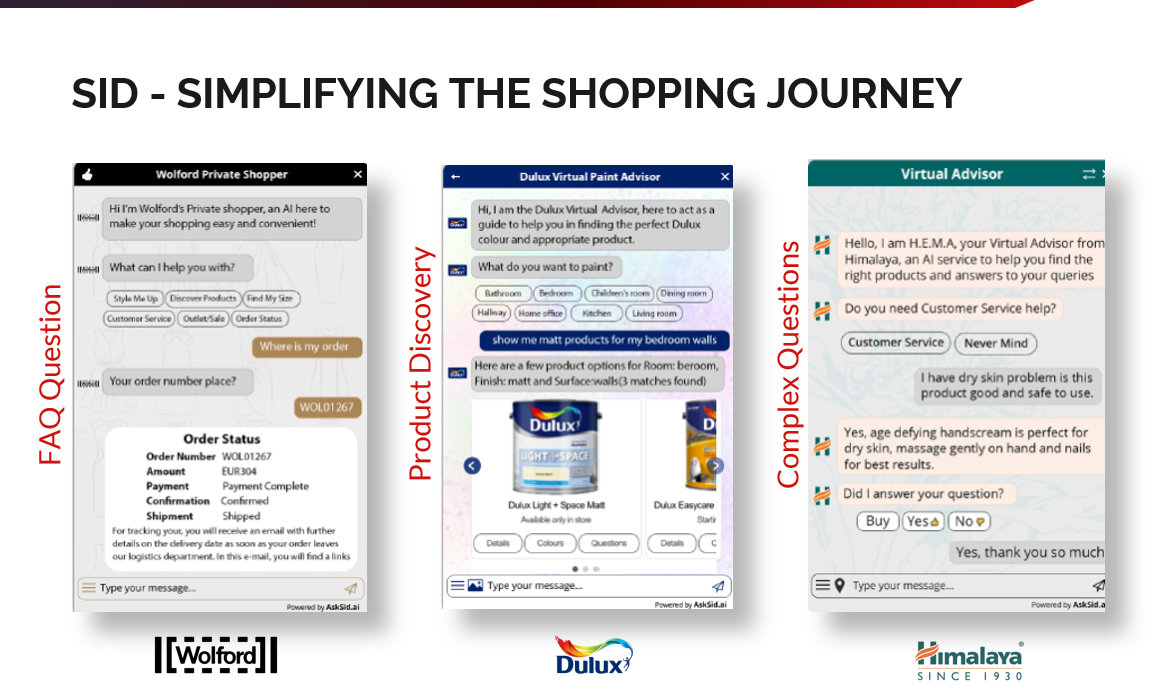 screenshot of AskSid