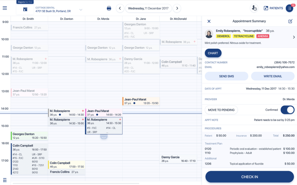 screenshot of Asprodental