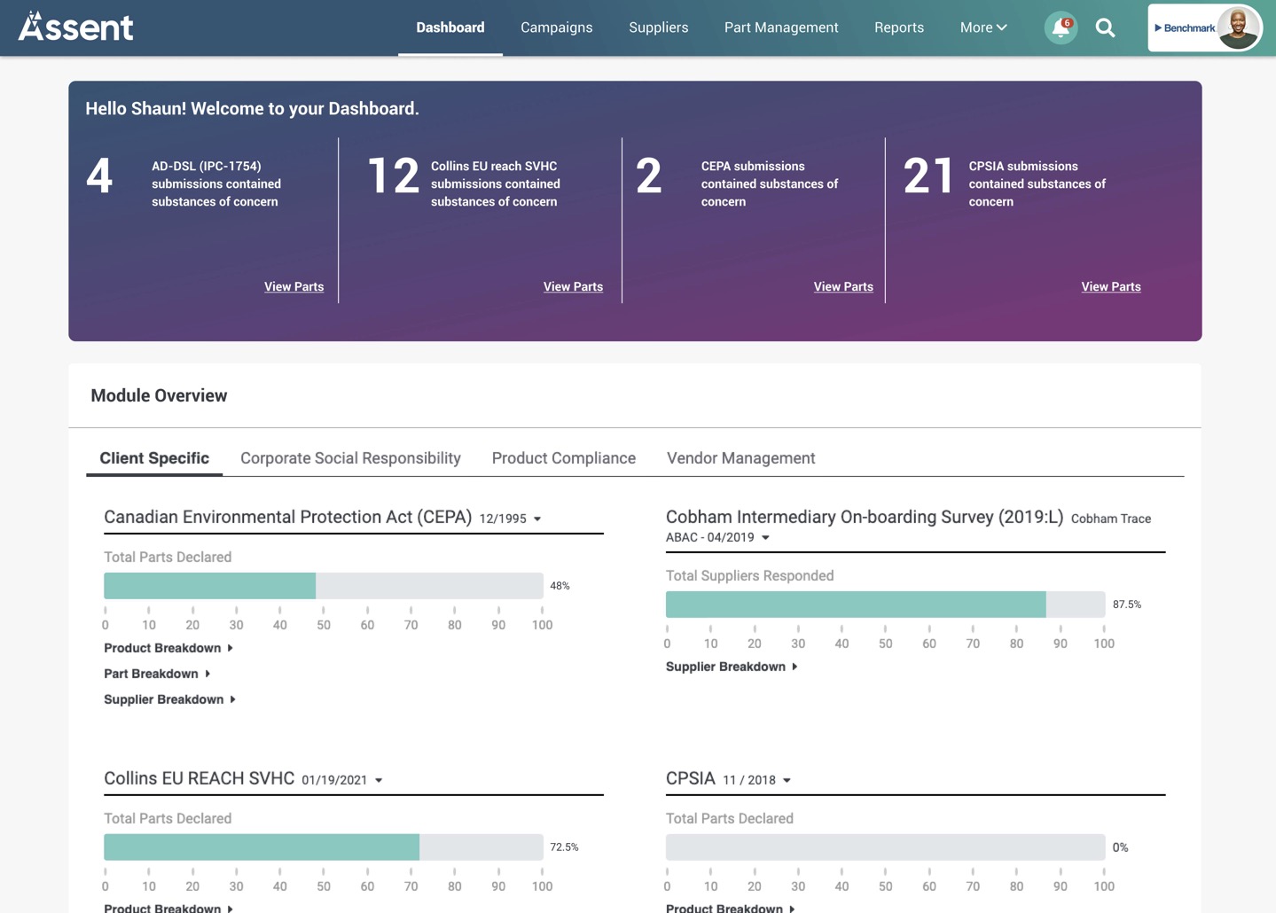 screenshot of Assent