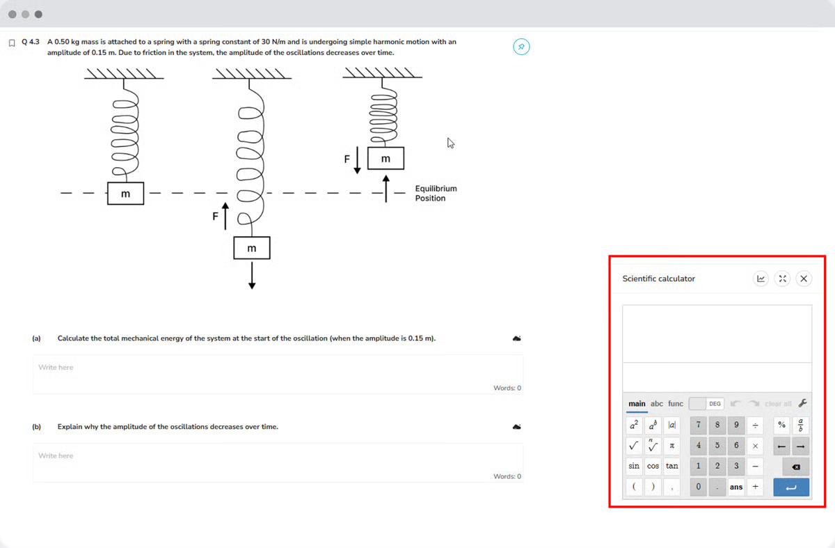 screenshot of AssessPrep