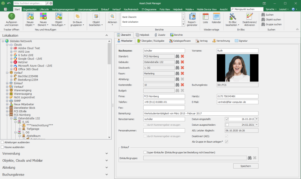 screenshot of Asset.Desk