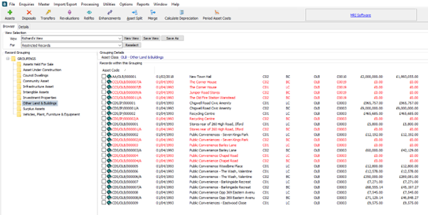 screenshot of Asset4000