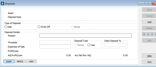 screenshot of Asset4000