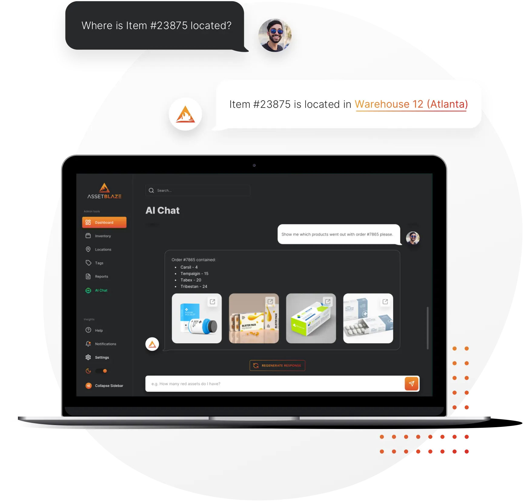 screenshot of AssetBlaze