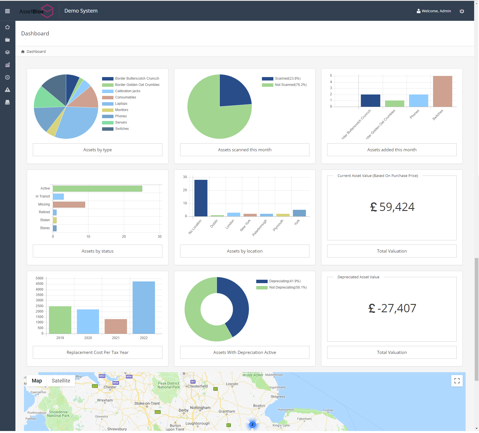 screenshot of AssetBlox