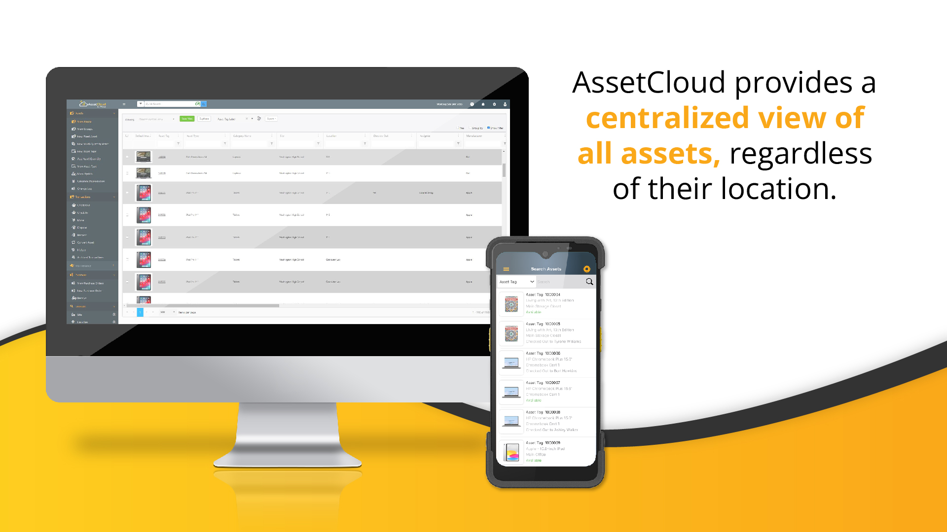 screenshot of AssetCloud