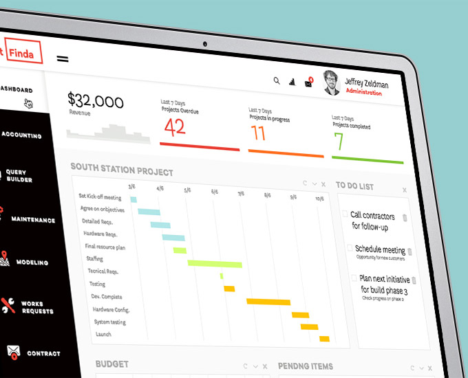 screenshot of AssetFinda