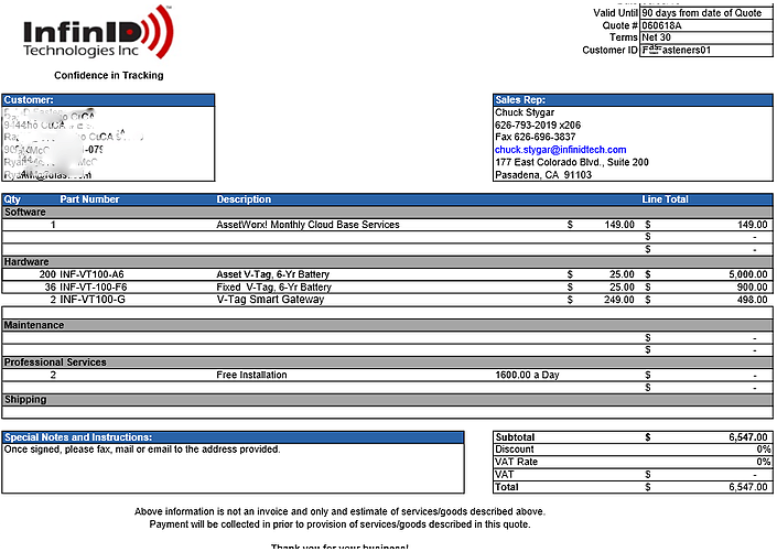 screenshot of AssetWorx!