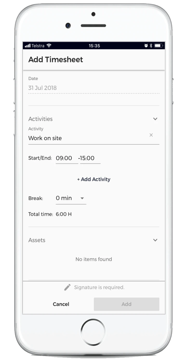 screenshot of Assignar