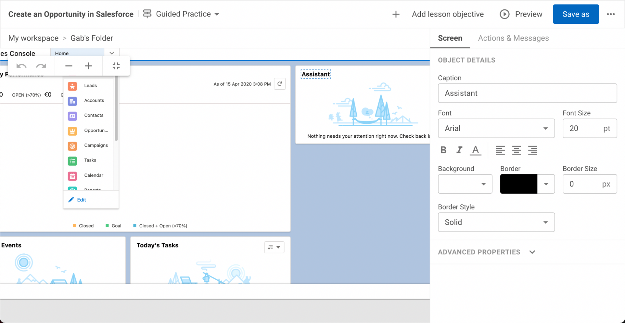 screenshot of Assima