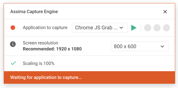 screenshot of Assima