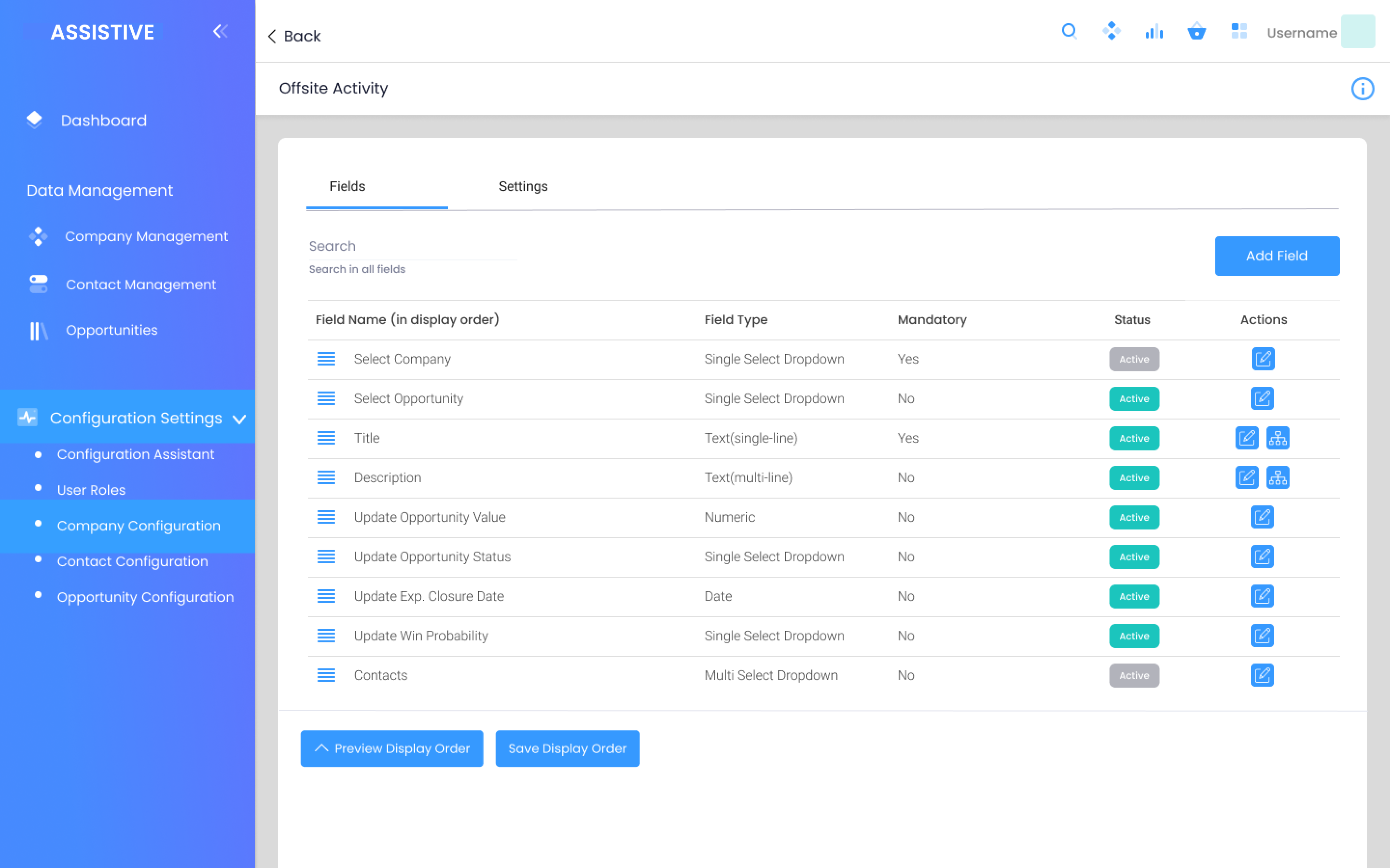 screenshot of Assistive