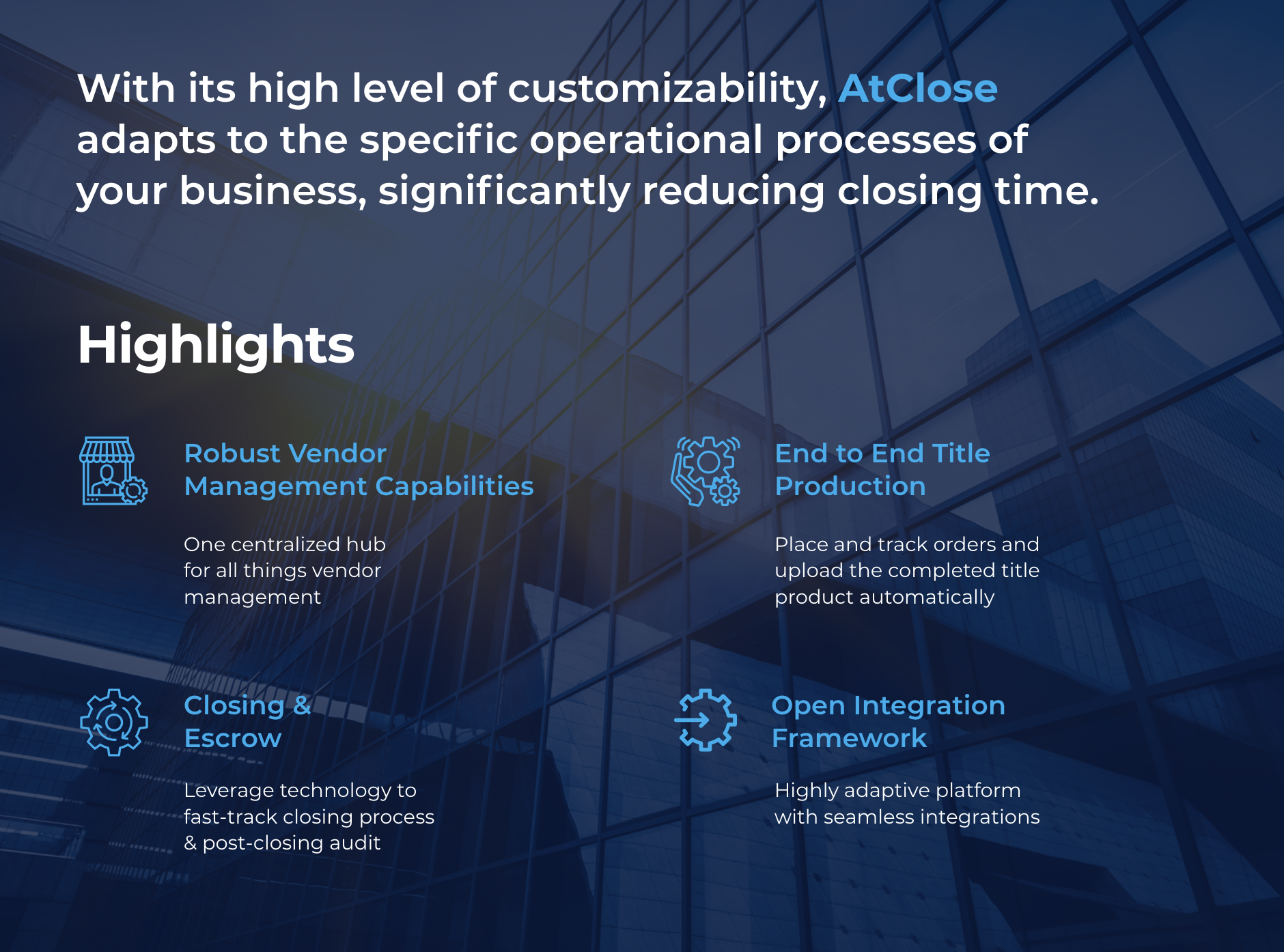 screenshot of AtClose