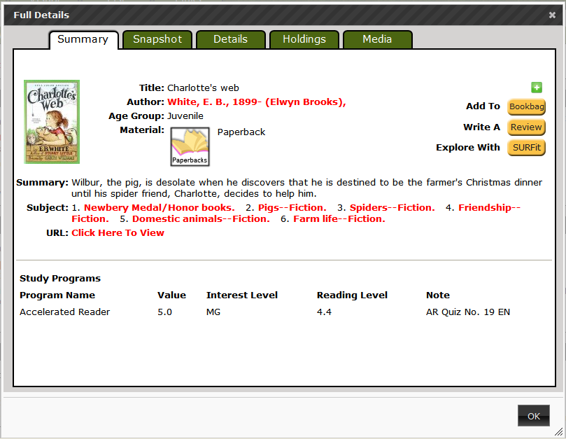screenshot of Atriuum