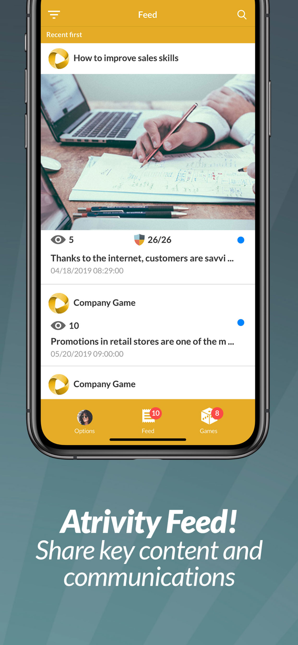 screenshot of Atrivity