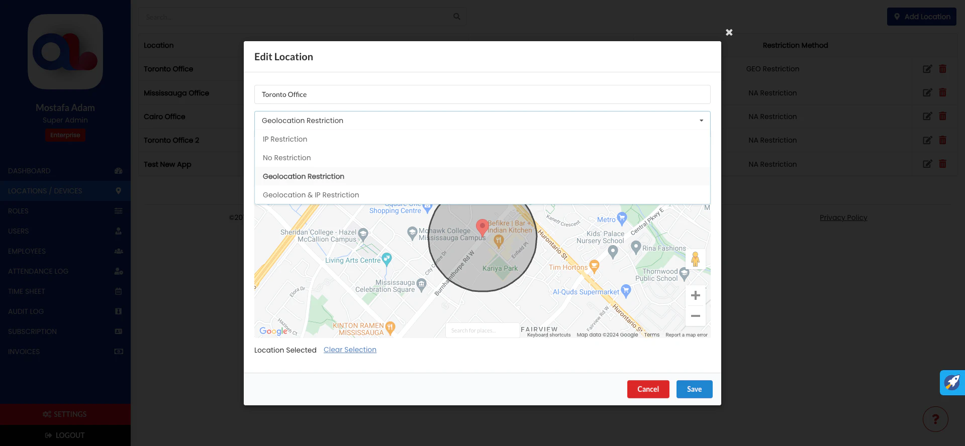 screenshot of AttendLab