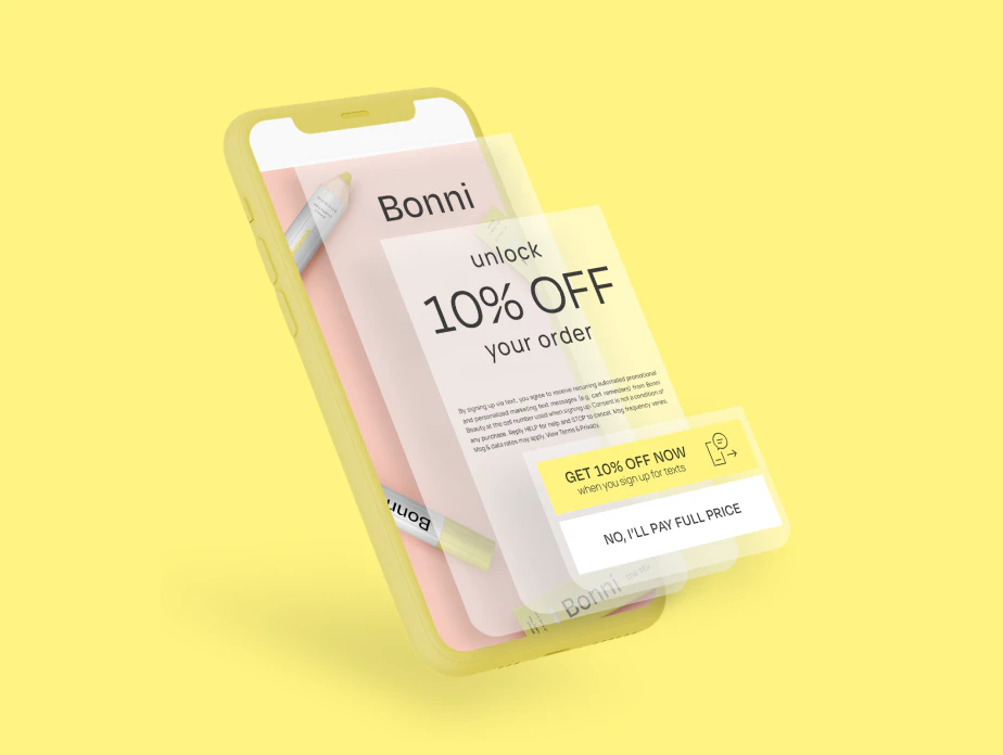 screenshot of Attentive