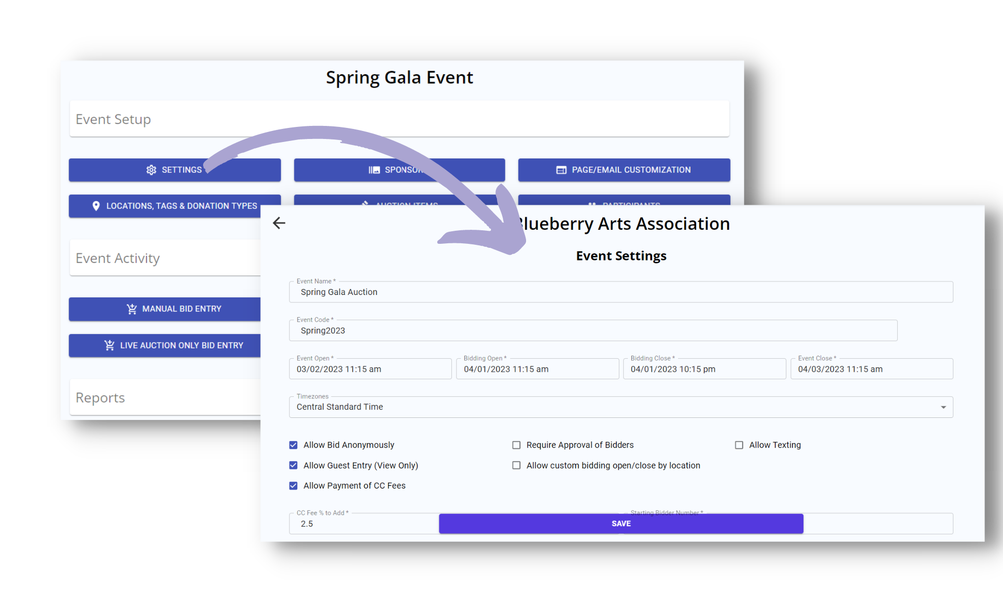 screenshot of AuctionSnap