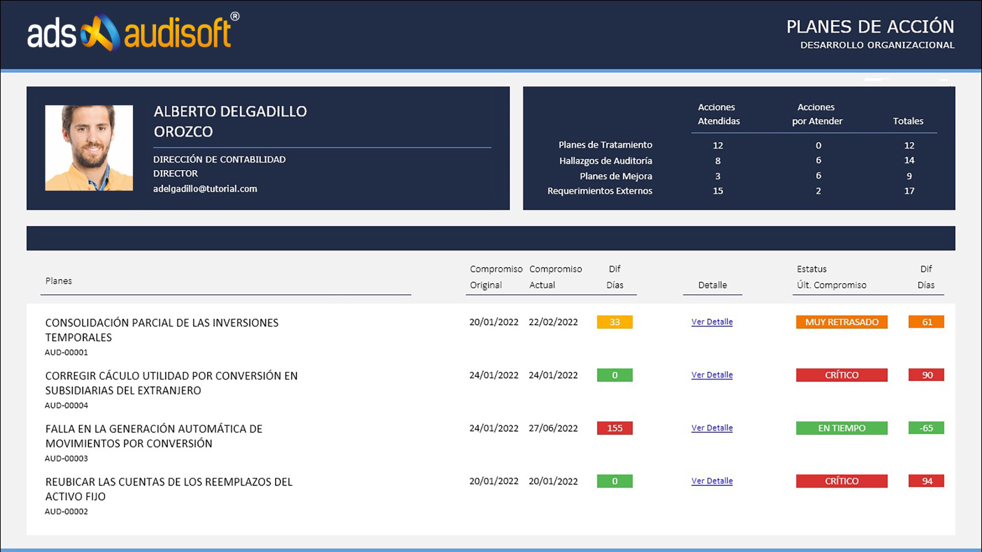 screenshot of AudiSoft