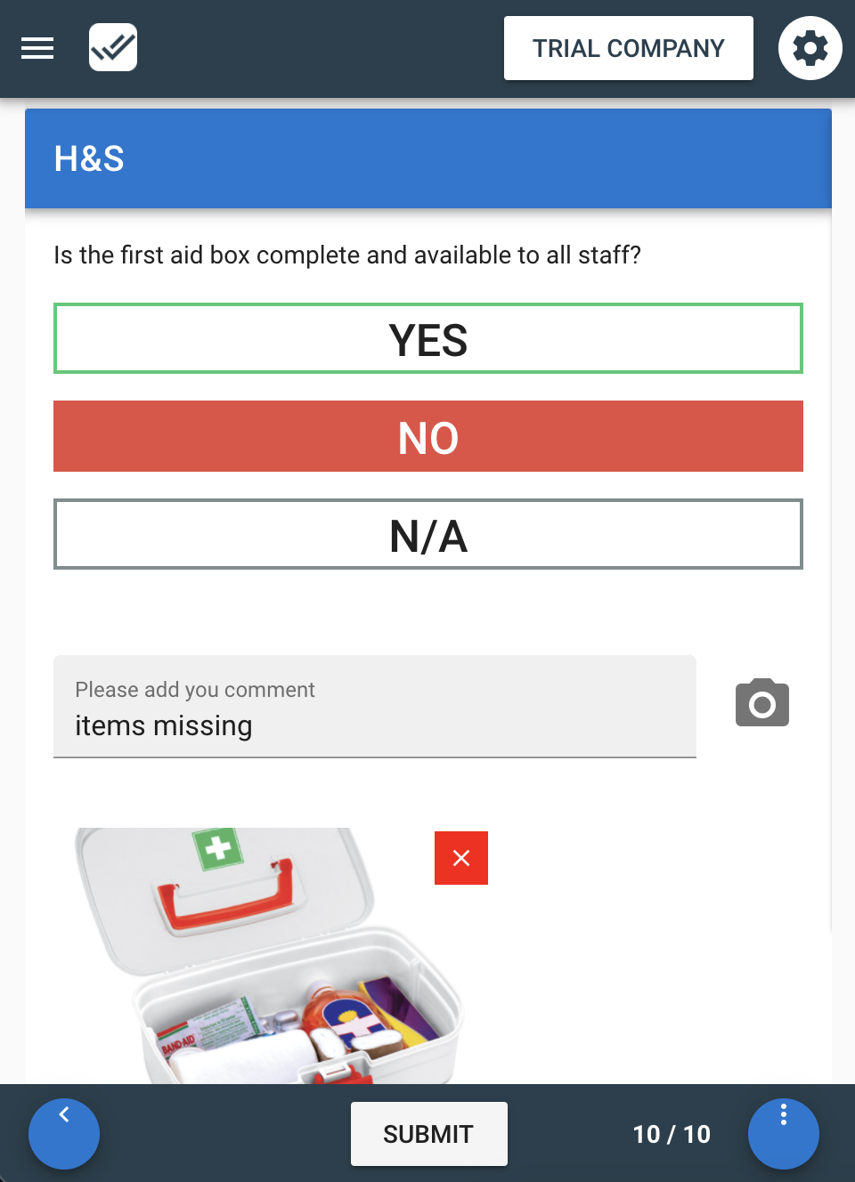 screenshot of Auditist