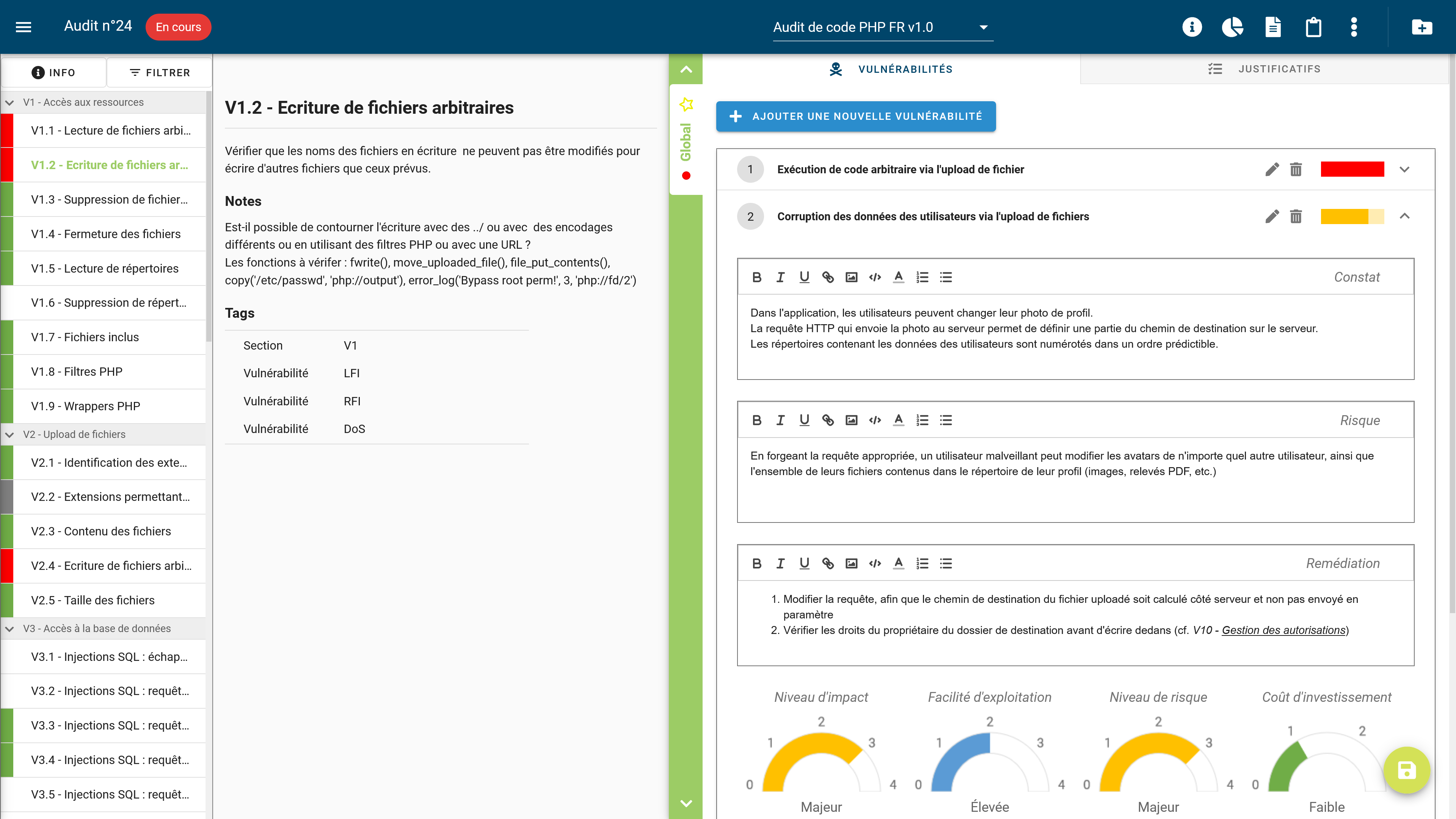 screenshot of Auditool