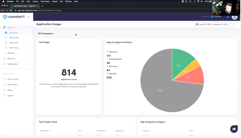 screenshot of Augmentt