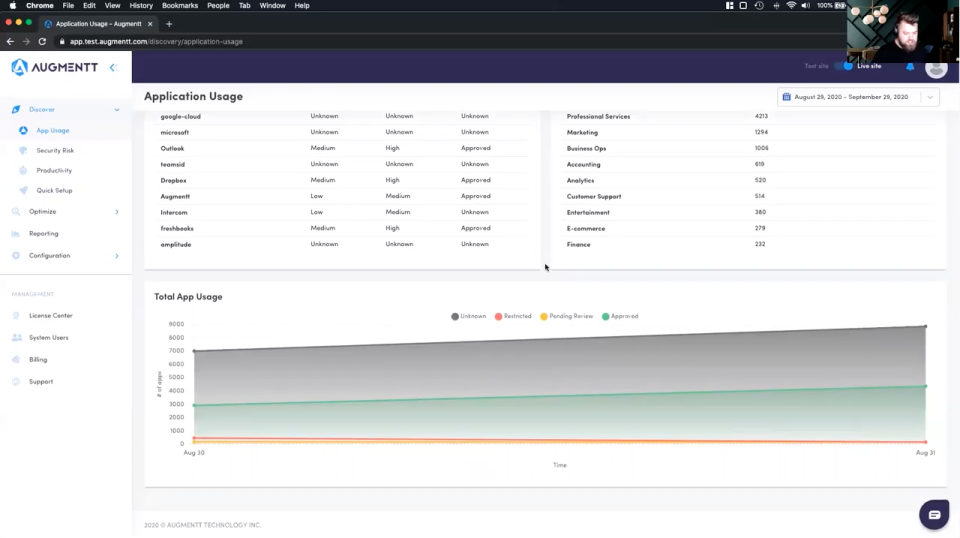 screenshot of Augmentt