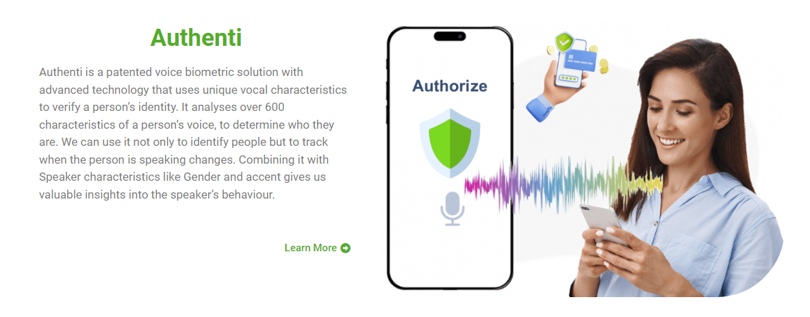 screenshot of Authenti