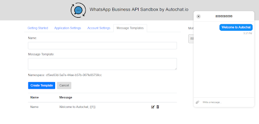 screenshot of AutoChat
