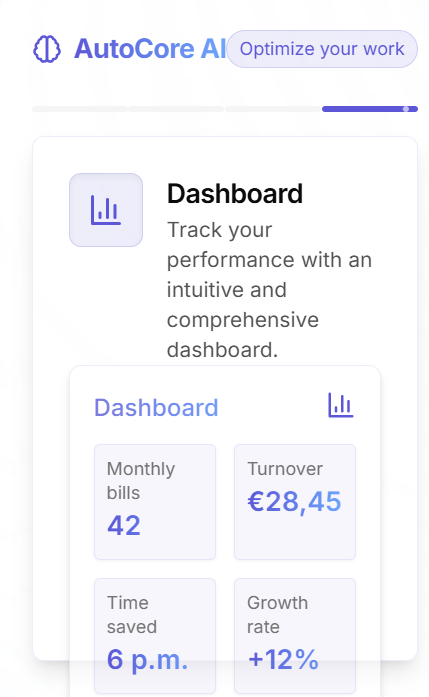 screenshot of AutoCoreAI