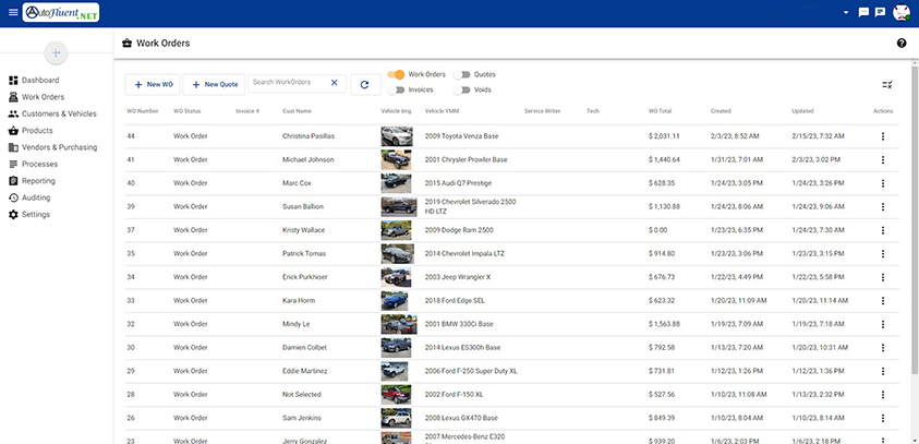 screenshot of AutoFluent