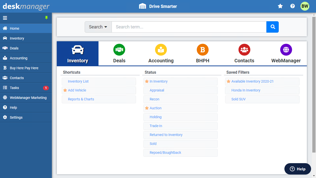 screenshot of AutoManager