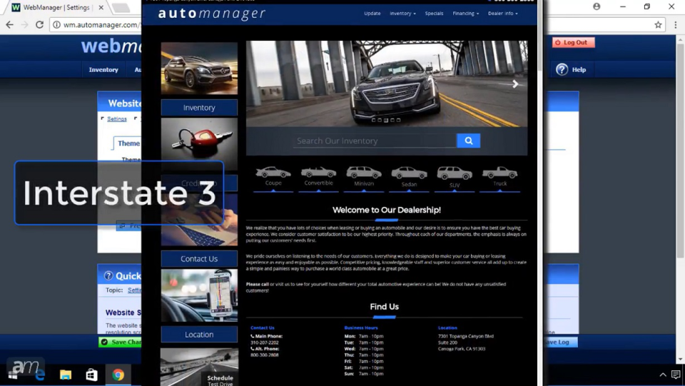 screenshot of AutoManager