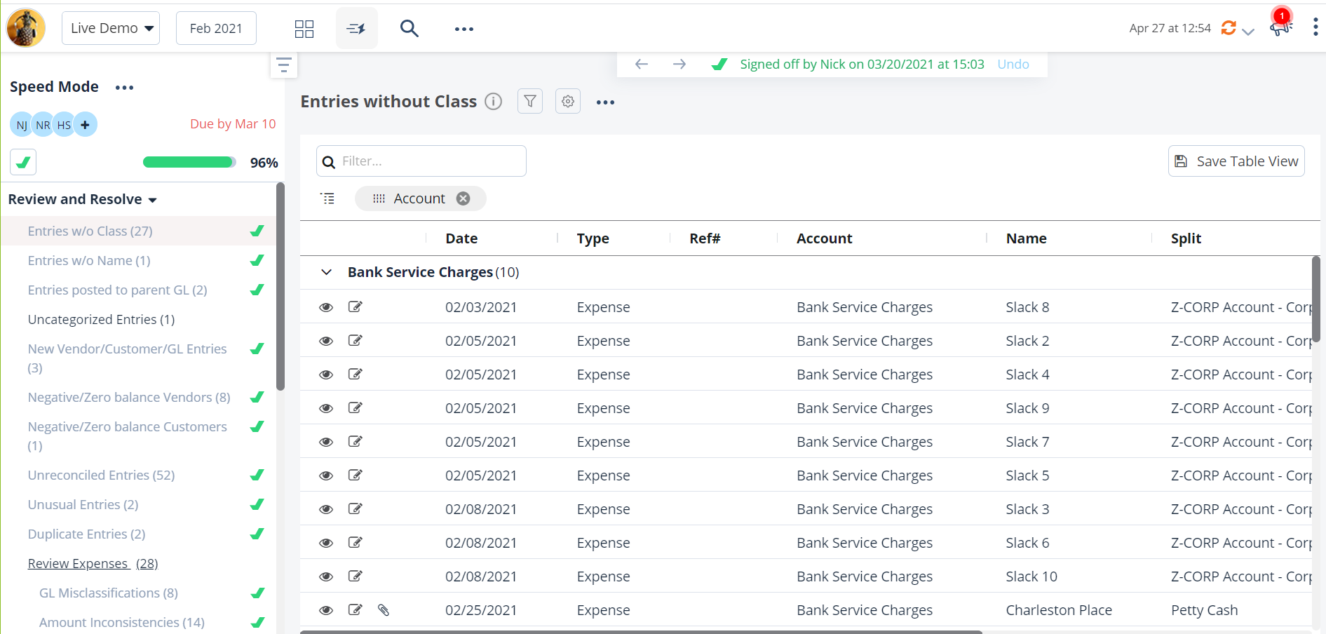 screenshot of AutoReview