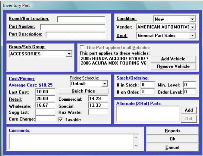 screenshot of AutoShop