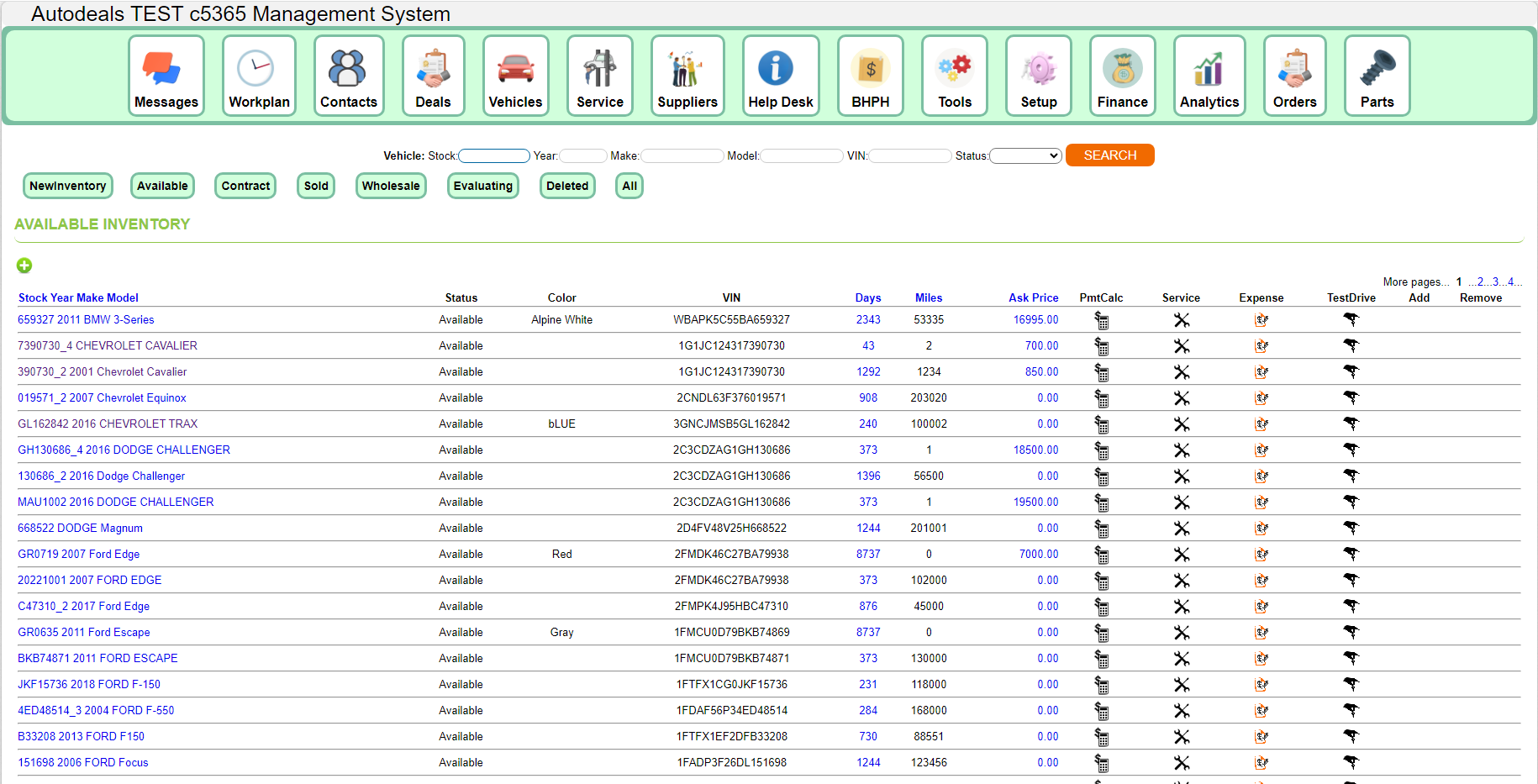 screenshot of Autodeals