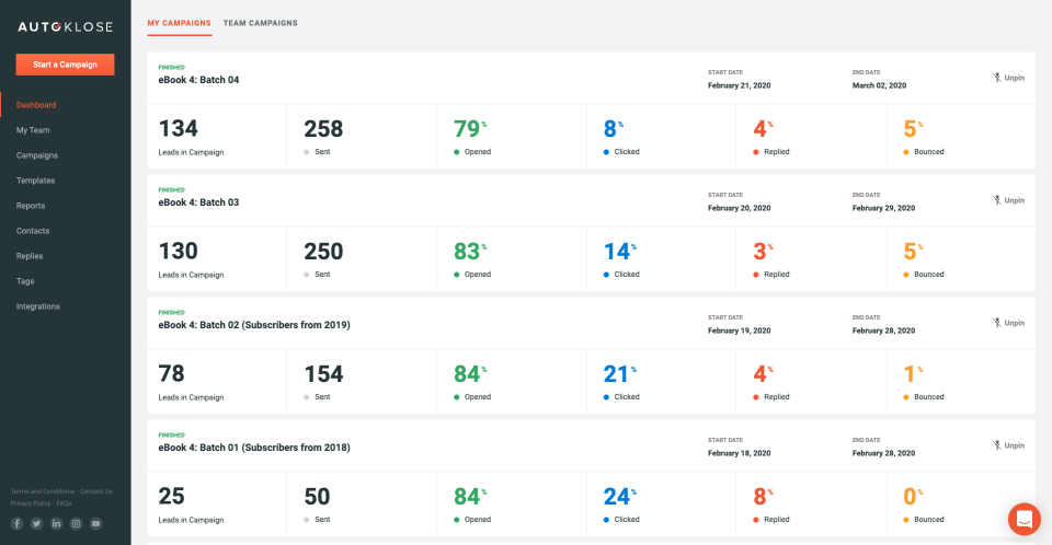 screenshot of Autoklose