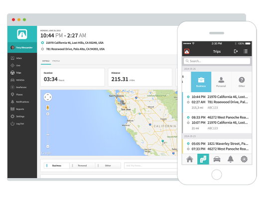 screenshot of Automile