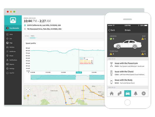 screenshot of Automile