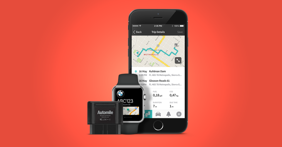 screenshot of Automile