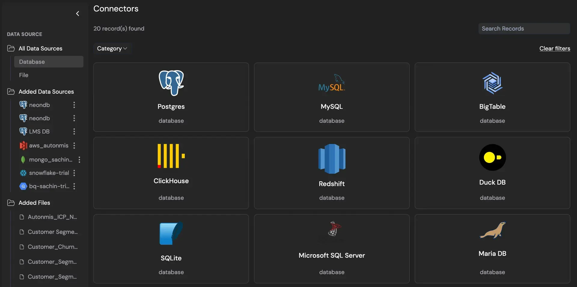 screenshot of Autonmis