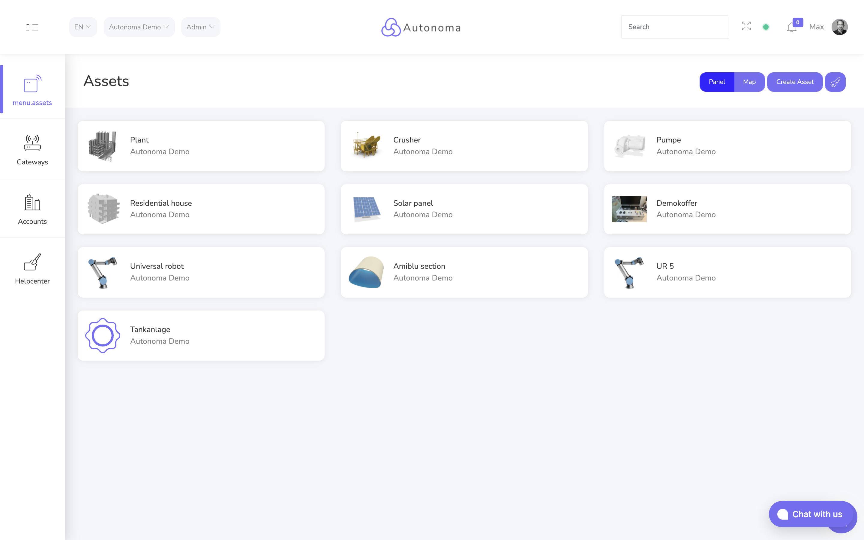 screenshot of Autonoma