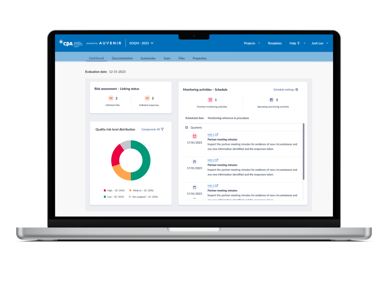 screenshot of Auvenir