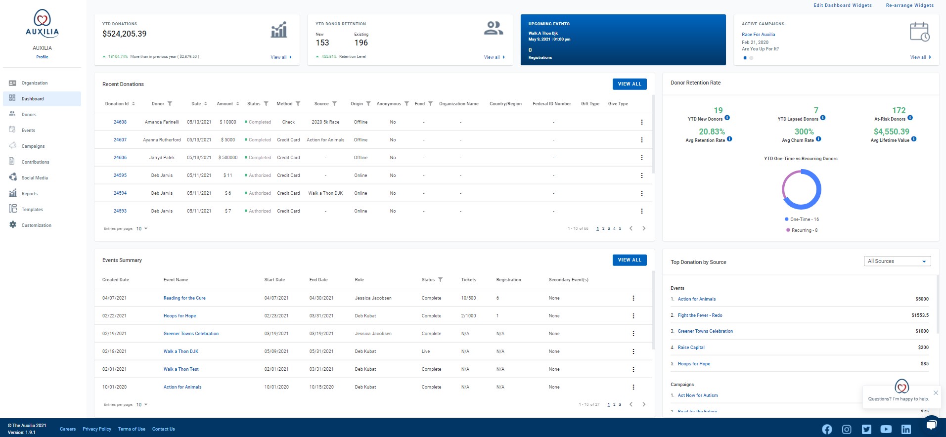 screenshot of Auxilia